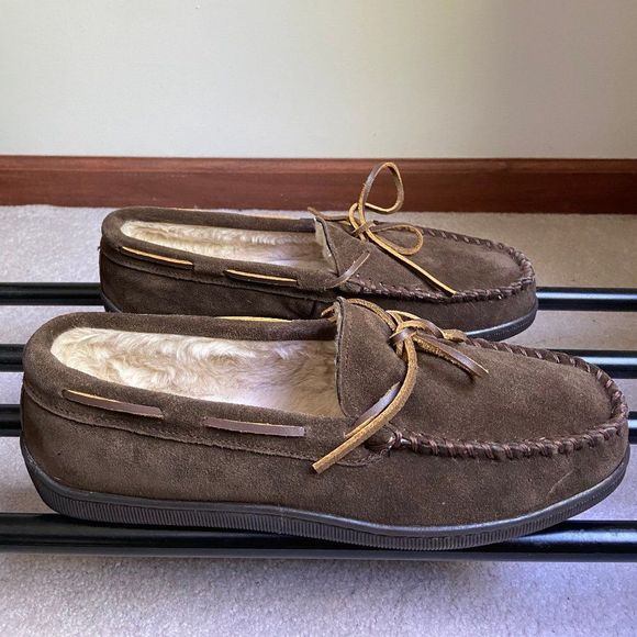 MINNETONKA Men Suede Moccasin - NEW - NWOB - Picture 6 of 8
